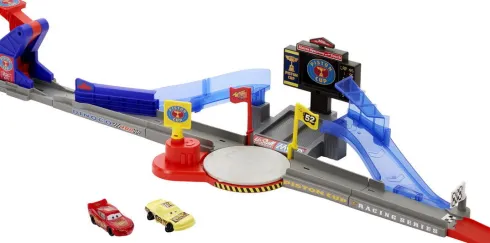 Disney Pixar Cars - Piston Cup Stunting Speedway - Mattel Jhl42