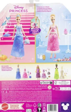 Disney Princess - Askepot Dukke Med 2 Sæt Tøj
