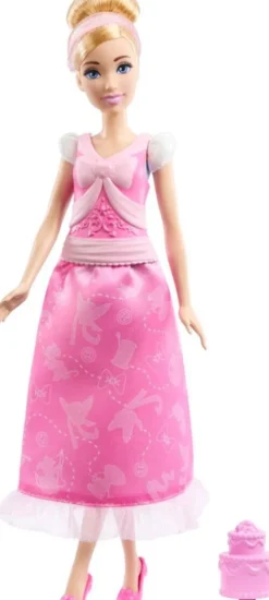 Disney Princess - Askepot Dukke Med 2 Sæt Tøj