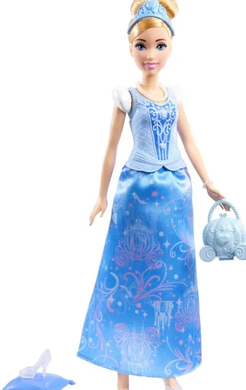 Disney Princess - Askepot Dukke Med 2 Sæt Tøj
