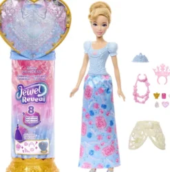 Disney Princess - Askepot Dukke - Jewel Reveal - Mattel Jhl50