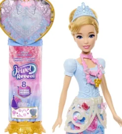 Disney Princess - Askepot Dukke - Jewel Reveal - Mattel Jhl50