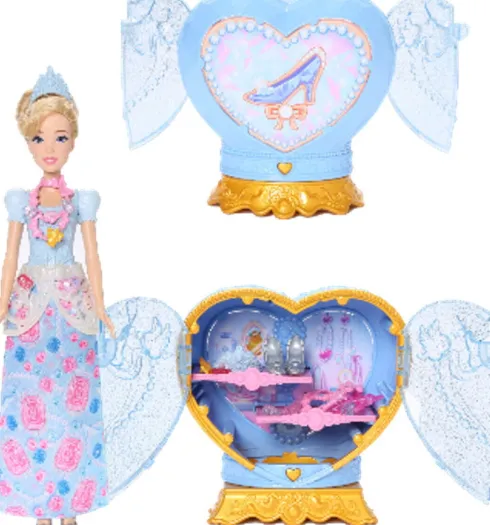 Disney Princess - Askepot Dukke - Jewel Reveal - Mattel Jhl50