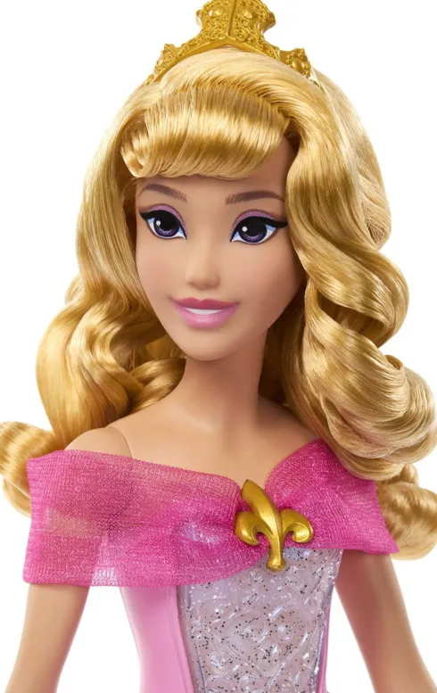 Disney Princess - Aurora Pink To Blue Dress Dukke - Mattel Jlk24