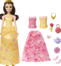 Disney Princess - Belle 2-I-1 Dukke - Mattel Jfj82