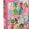 Disney Princess Puslespil - Color - 2X60 Brikker - Clementoni
