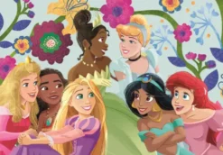 Disney Princess Puslespil - Color - 2X60 Brikker - Clementoni