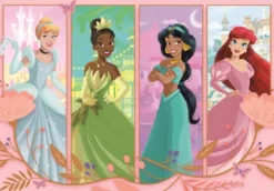Disney Princess Puslespil - Color - 2X60 Brikker - Clementoni