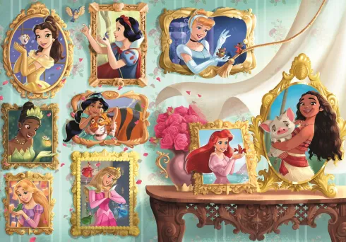 Disney Princess Puslespil - High Quality - 1000 Brikker - Clementoni