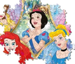 Disney Princess Puslespil - Super Color - 180 Brikker