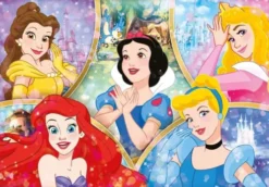 Disney Princess Puslespil - Super Color - 180 Brikker
