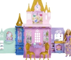 Disney Princess - Rapunzel Close & Carry Castle - Mattel Jlk27