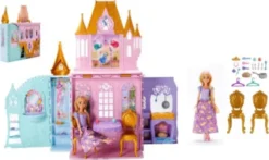 Disney Princess - Rapunzel Close & Carry Castle - Mattel Jlk27