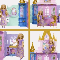 Disney Princess - Rapunzel Close & Carry Castle - Mattel Jlk27