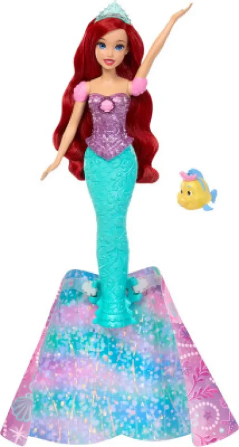 Disney Princess - Transforming Ariel Dukke - Mattel Jlk19