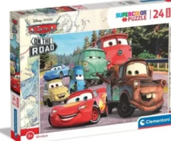 Disney Puslespil - Cars - Maxi Color - Clementoni - 24 Brikker