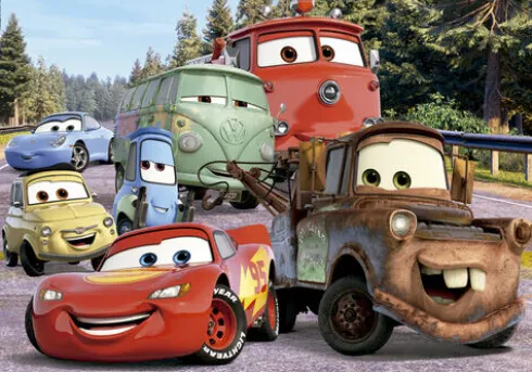 Disney Puslespil - Cars - Maxi Color - Clementoni - 24 Brikker