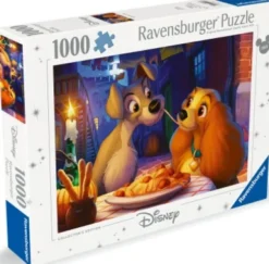 Disney Puslespil - Lady Og Vagabonden - 1000 Brikker - Ravensburger