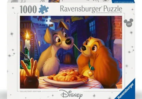 Disney Puslespil - Lady Og Vagabonden - 1000 Brikker - Ravensburger
