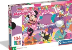 Disney Puslespil - Minnie Mouse - Color - 104 Brikker - Clementoni