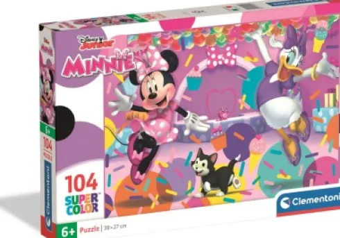Disney Puslespil - Minnie Mouse - Color - 104 Brikker - Clementoni
