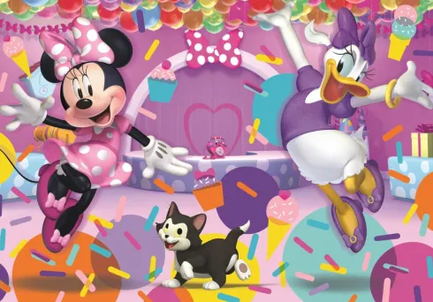 Disney Puslespil - Minnie Mouse - Color - 104 Brikker - Clementoni
