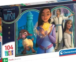 Disney Puslespil - Ønsket - Super Color - 104 Brikker - Clementoni