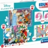 Disney Puslespil Og Vendespil - Edukit 4-I-1 - Clementoni - 3 År