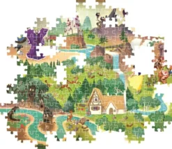 Disney Puslespil - Snehvide - Story Maps - Clementoni - 1000 Brikker