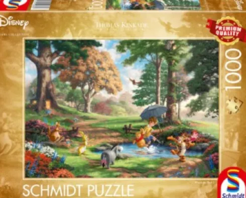 Disney Puslespil - Thomas Kinkade - Peter Plys - 1000 Brikker - Schmidt