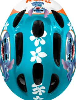 Disney - Stitch Cykelhjelm Til Børn - Junior - Small 53-56 CM - Blå