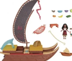 Disney Vaiana 2 - Adventure Canoe With Mini Doll - Jbt78