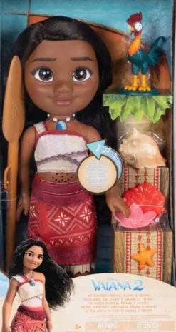 Disney Vaiana - Syngende Ven - Vaiana Dukke 38Cm