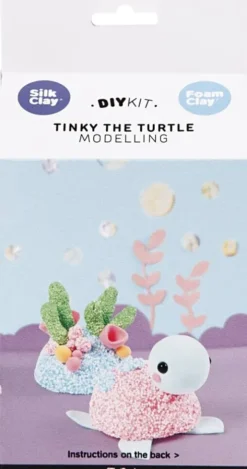 DIY Kit - Silk Clay Og Foam Clay - Skildpadden Tinky