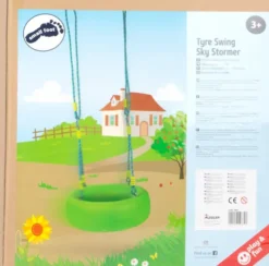 Dækgynge - Grøn - Sky Stormer - Small Foot