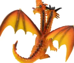 Drage Figur Med 2 Hoveder - Orange - 75598 - Bullyland