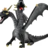 Drage Figur Med 2 Hoveder - Sort - 75597 - Bullyland