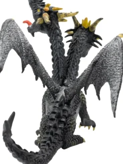 Drage Figur Med 2 Hoveder - Sort - 75597 - Bullyland