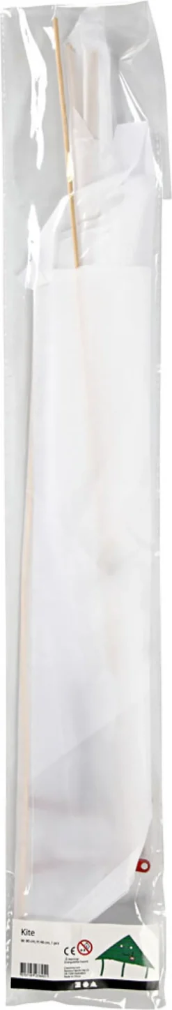 Drage Til Børn - Mal Selv - Uden Motiv - 46X90 CM - Hvid