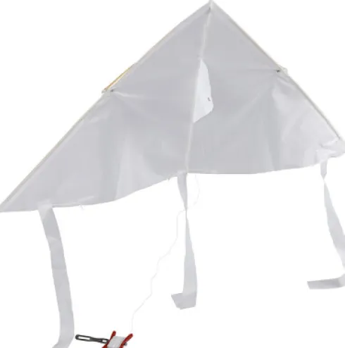 Drage Til Børn - Mal Selv - Uden Motiv - 46X90 CM - Hvid
