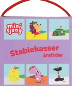 DR - Børste Stableklodser - Minisjang - 10 Dele - Assorteret