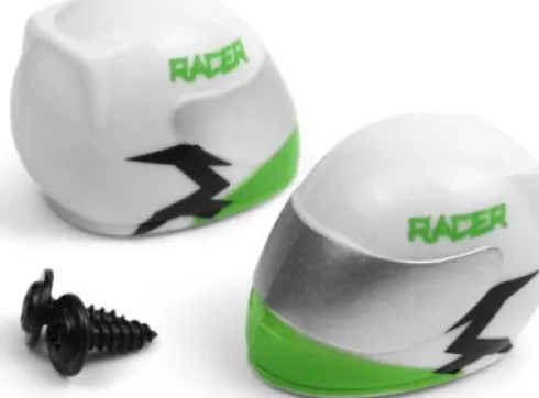 Driver Helmet - Green/2Pcs - 540173 - Blackzon