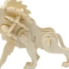 3D Træ Puslespil - Løve - 18,5X7X7,3 CM