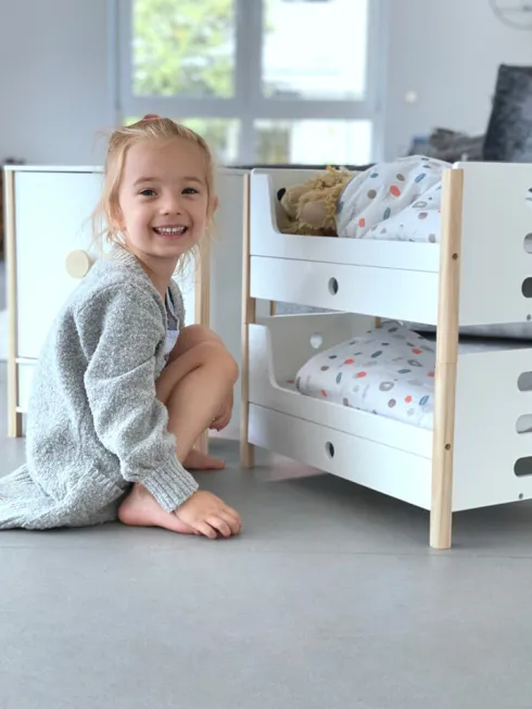 Dukke Køjeseng I Træ - Hvid - Small Foot