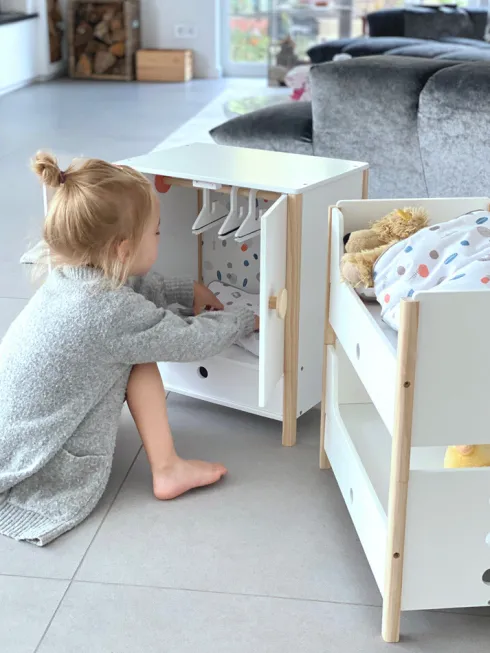 Dukke Køjeseng I Træ - Hvid - Small Foot