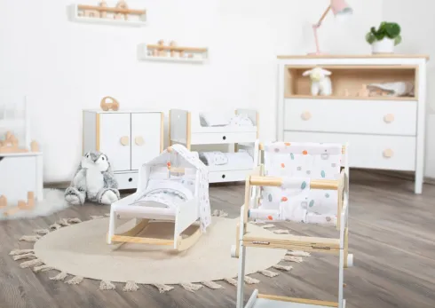 Dukke Køjeseng I Træ - Hvid - Small Foot