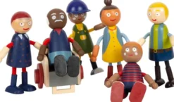 Dukker Til Dukkehus - Familie Med Kørestol - 6 Stk - Small Foot