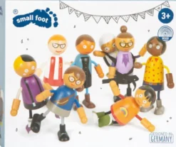 Dukker Til Dukkehus - Familie Med Baby - Træ - 8 Stk - Small Foot