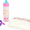 Dukke Tilbehør - Sut, Sutteflaske Og Ble - New Born Baby
