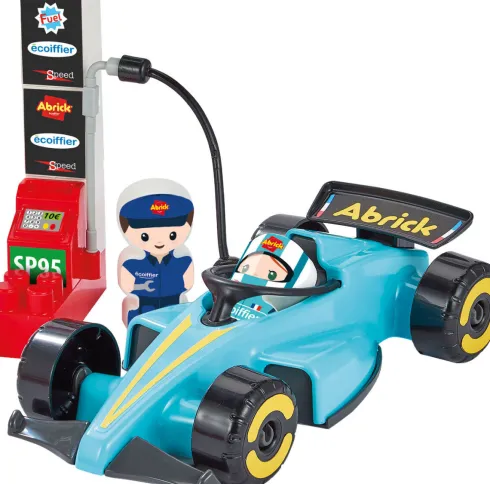 Ecoiffier Abrick - Formel 1 Grand Prix Racerbane Byggesæt - 2976